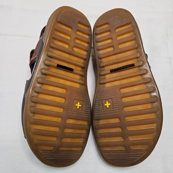 Doc Dr Martens 8b38 Leather Fisherman Strappy Brown Sandals Mens Size 9 Uk8 EU42